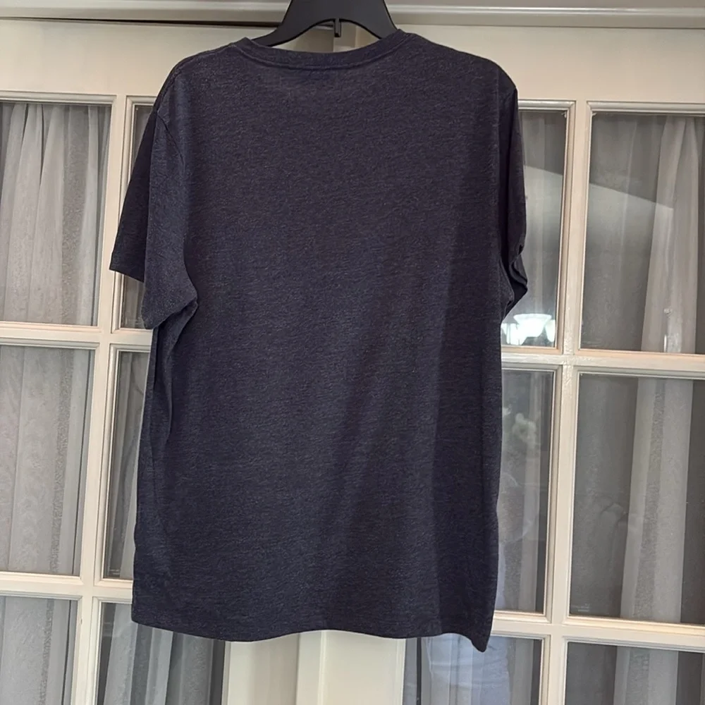 J.Crew essential tee blue heathered short sleeve cotton T-shirt Size L